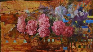Живопись, Натюрморт - «Пионы» серия «Цветы как энергия»