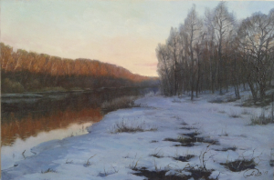 Живопись, Реализм - На закате зимы