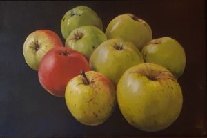 Живопись, Масло - Яблоки/The apples