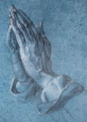 Графика, Религиозный жанр - «Руки молящегося»