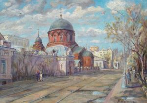 Живопись, Городской пейзаж - Покровский древлеправославный собор