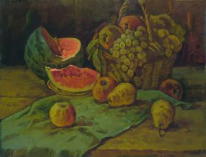 Живопись, Импрессионизм - Натюрморт с фруктами