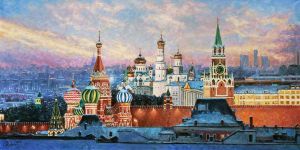 Живопись, Импрессионизм - Московский Кремль - сердце столицы
