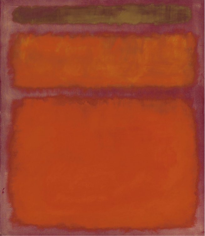 Марк Ротко «Оранжевое, красное, желтое» 1961