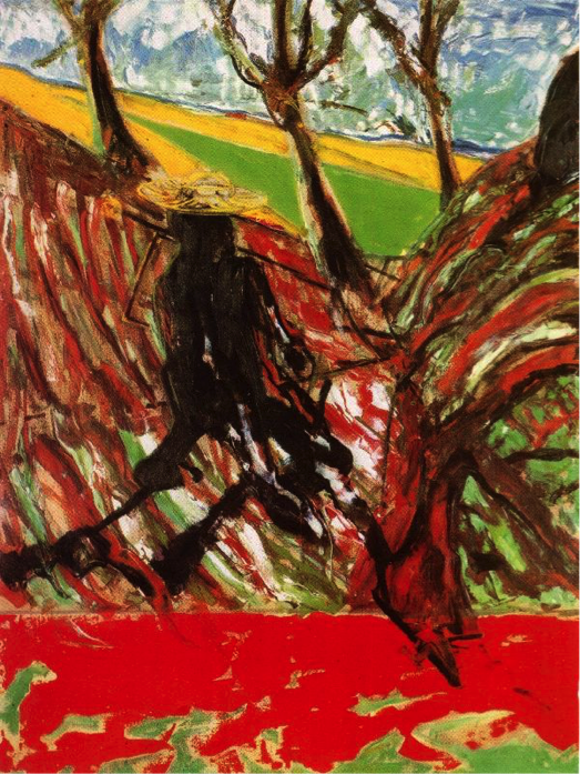 Фрэнсис Бэкон «Эскиз портрета Ван Гога» 77х56 см Коллекция совета по вопросам искусства, Лондон 1957