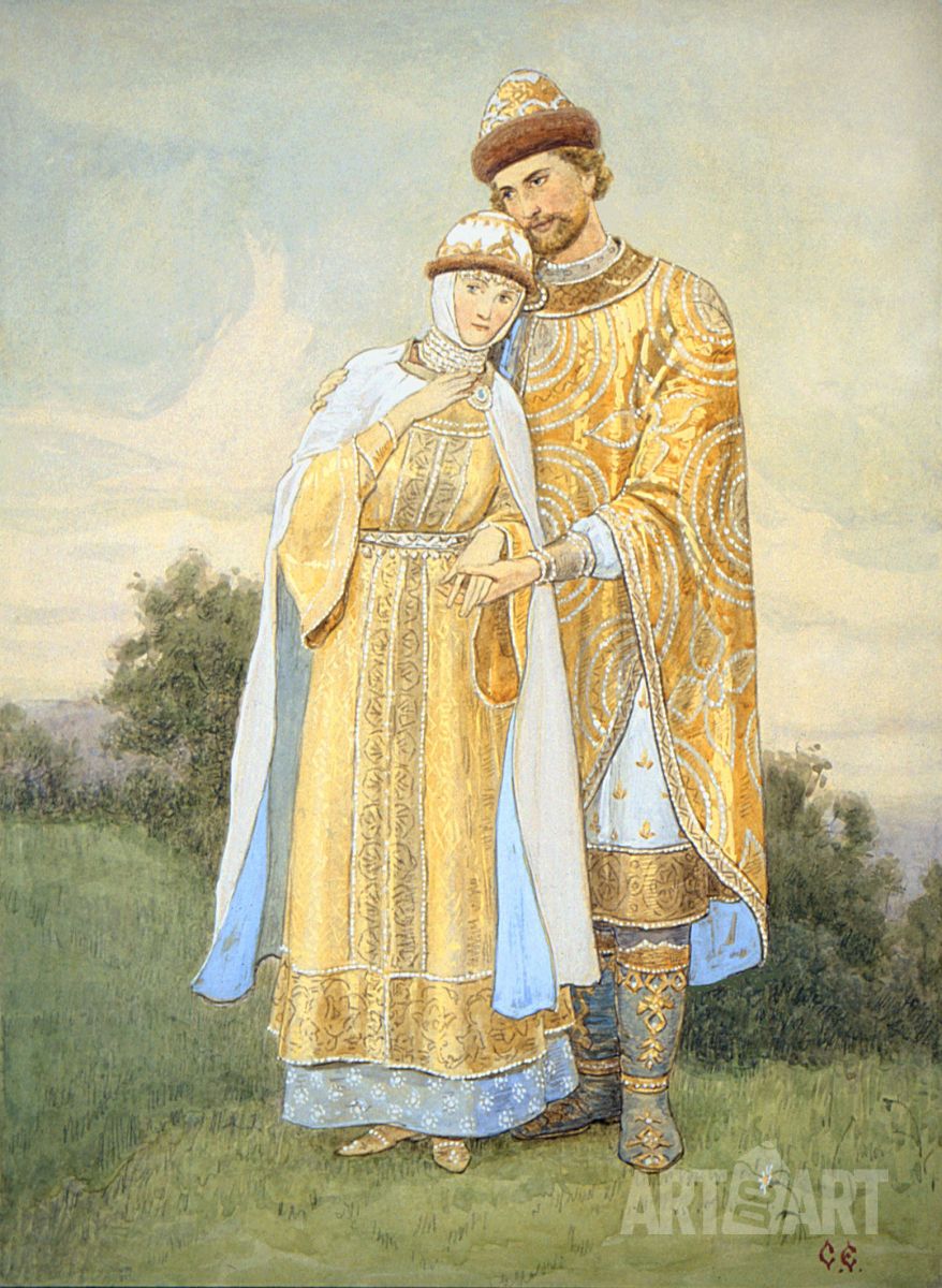 Русские муж ж. Князь и княгиня в древней Руси.