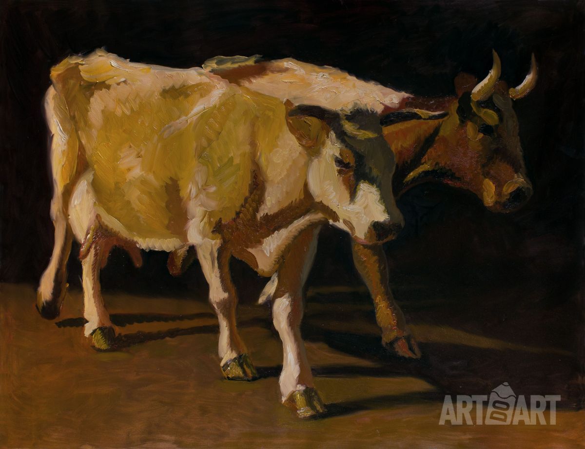 Коровы в живописи русских художников