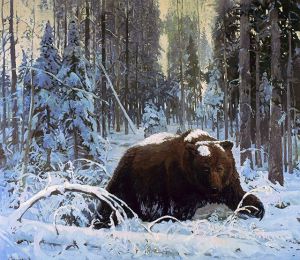 Живопись, Реализм - Разбуженный медведь