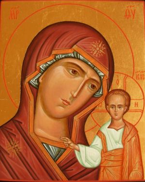 Живопись, Религиозный жанр - икона Казанской Божией Матери