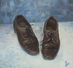 Живопись, Реализм - Мужская обувь