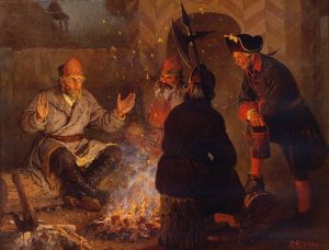 Живопись, Исторический жанр - Ночные стражи. XVIII век
