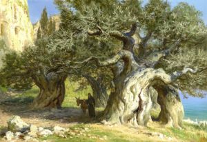 Живопись, Пейзаж - Среди древних олив