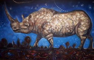 Живопись, Абстракционизм - носорог