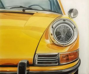 Живопись, Реализм - Porsche 911 classic