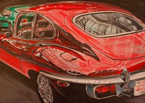 Живопись, Реализм - Jaguar E-Type
