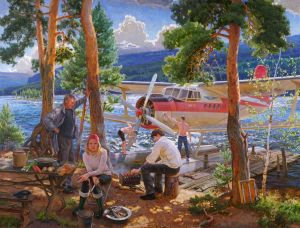 Живопись, Сюжетно-тематический жанр - Гостеприимный Красноярский край