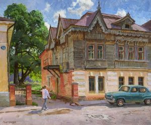 Живопись, Городской пейзаж - Старина уходящая