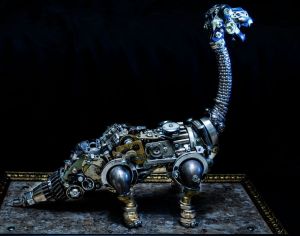 Скульптура, Круглая - Бронтозавр