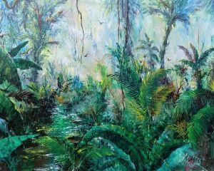 Живопись, Пейзаж - Jungle 2