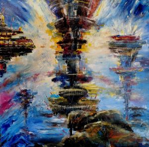 Живопись, Сюжетно-тематический жанр - Космические цветы