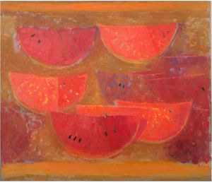 Живопись, Натюрморт - «Watermelon»
