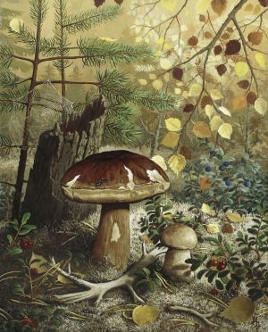 Живопись, Реализм - Белый гриб и муравьи