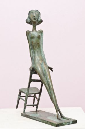 Скульптура, Бытовой жанр - Young girl 