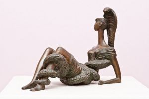 Скульптура, Круглая - Snake Woman 