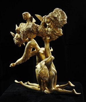 Скульптура, Круглая - Adam and Eve 