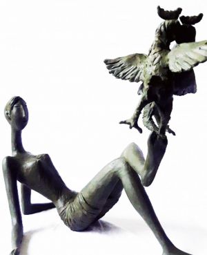 Скульптура, Круглая - Петушиные бои