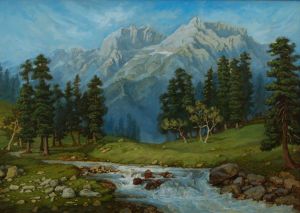 Живопись, Реализм - Кашмирская долина