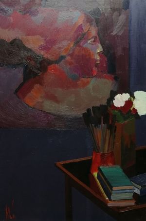 Живопись, Натюрморт - Цветы Антуану Бурделю