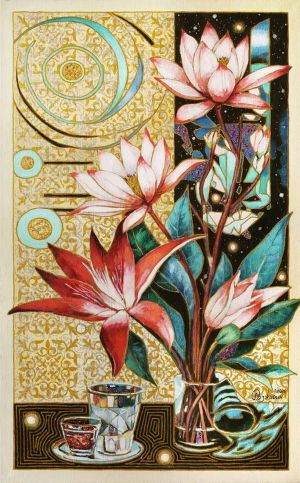 Живопись, Натюрморт - Ночь - источник вдохновенья