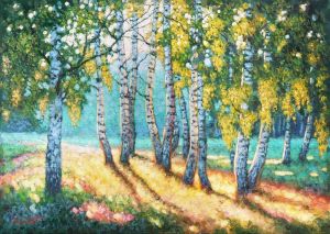 Живопись, Пейзаж - Встречая солнце