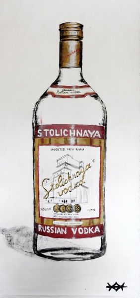 Живопись, Натюрморт - Vodka. Stolichnaya 
