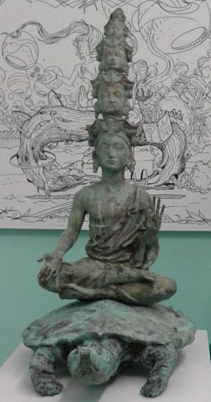 Скульптура, Реализм - Будда на черепахе