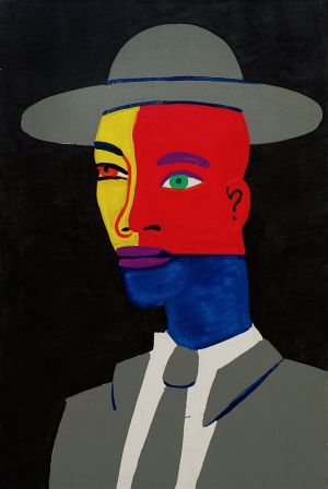 Живопись, Сюрреализм - Портрет мужчины