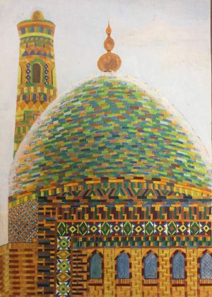 Живопись, Реализм - Купол мавзолея Пехлеван Махмуда