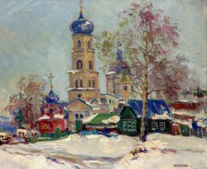 Живопись, Пейзаж - Церковь Казанской Богоматери в Марпосаде