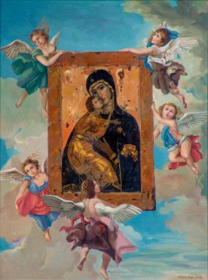 Живопись, Религиозный жанр - Возвращение иконы Владимирской Богоматери