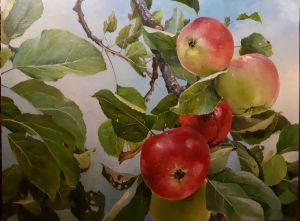 Живопись, Натюрморт - Яблоки/The apples
