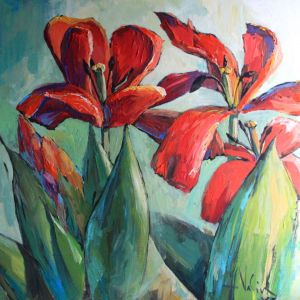 Живопись, Импрессионизм - Тюльпаны