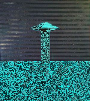 Графика, Акрил - UFO