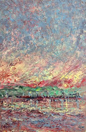 Живопись, Импрессионизм - Яхты, острова и розовые облака