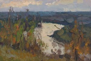 Живопись, Пейзаж - Поворот реки