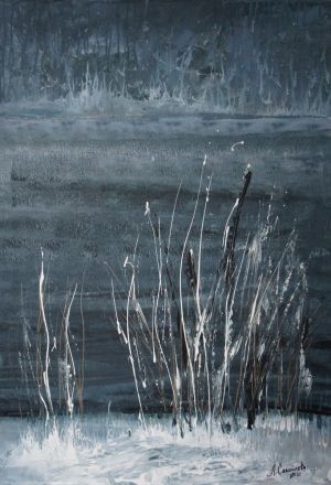 Живопись, Абстракционизм - Озерные травы
