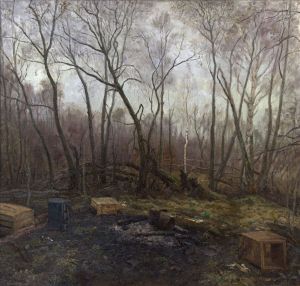 Живопись, Реализм -  Утро в лесу