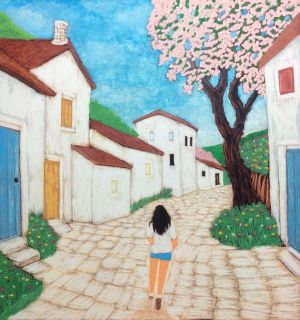 Графика, Фигуративизм - Летние каникулы