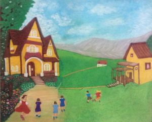 Графика, Фигуративизм - Дом счастья