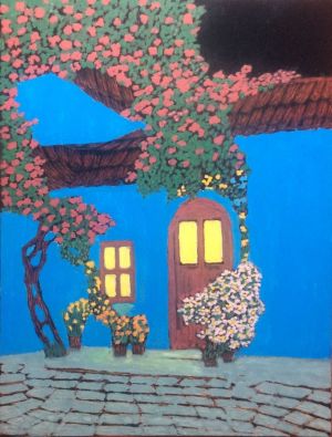 Графика, Сюжетно-тематический жанр - Летний вечер